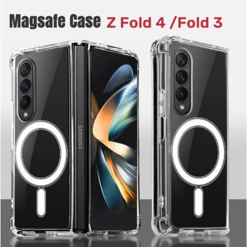 Case Samsung Galaxy Z Fold 4 / Z Fold 3 / Z Flip 4 / Z Flip 3 5G Magsafe Casing Magnetic Clear