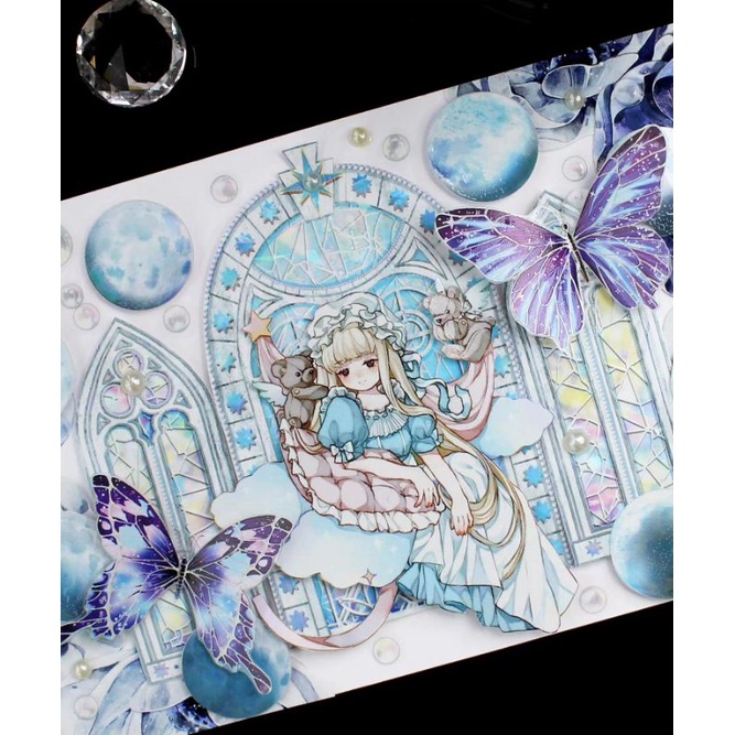 

Girl doll by mood tape