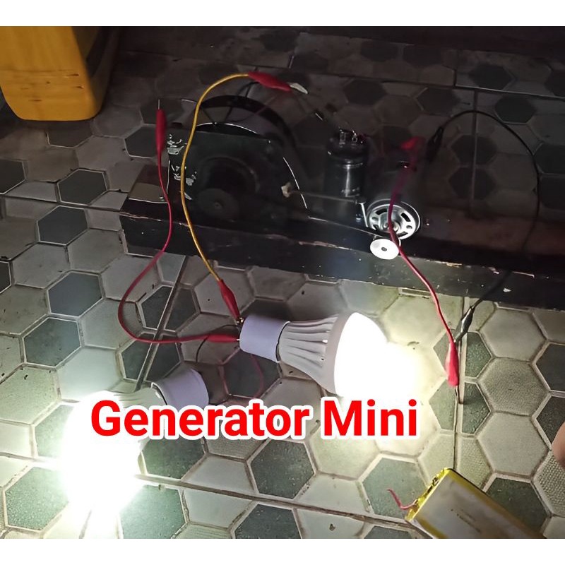 Dinamo Bekas generator mini 3 phasa altenator out AC DC Buat menyalakan Lampu Pakai Kincir Angin