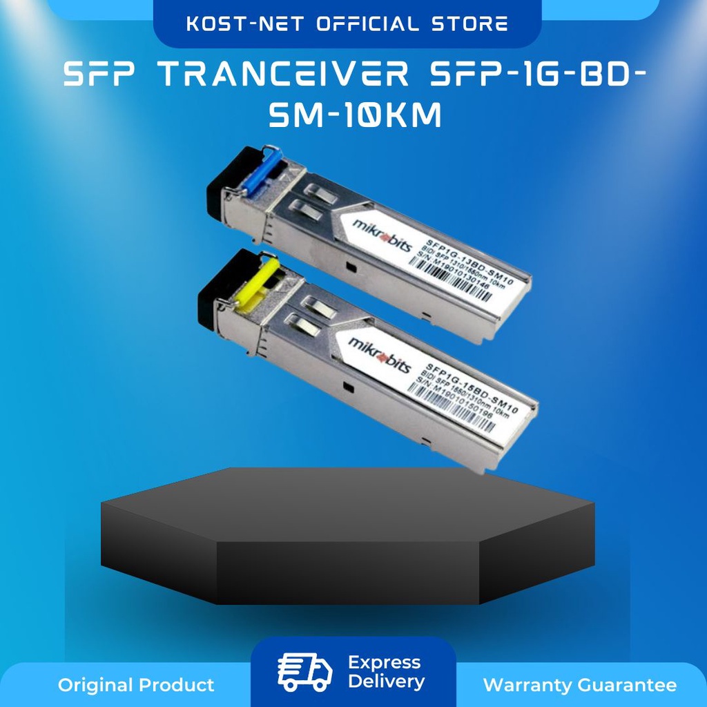 SFP Tranceiver SFP-1G-BD-SM- 10KM, 20KM, 40KM