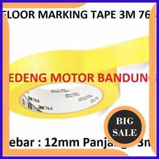 

Floor Marking Tape 3M 764 12mm 3 Meter Isolasi Vinyl Lakban Lantai onderdil 54PR23