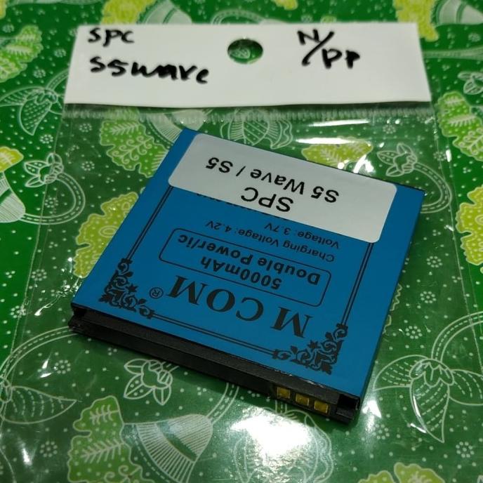 baterai spc s5 wave s5wave double power battery battle batre batt