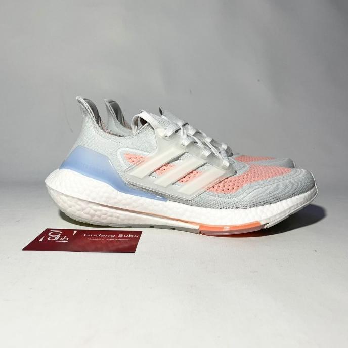 Promo Adidas Ultraboost 21 2021 Crystal White Glow Pink ORIGINAL BASF ADIDAS