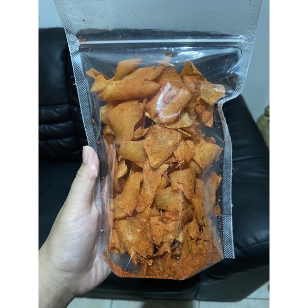 

Kripset Keripik Singkong pedas Ajib mantul 135 gram