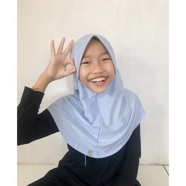jilbab Mazaya, jilbab anak premium, jilbab anak kaos, jilbab anak katun, bergo anak, bergo premium a