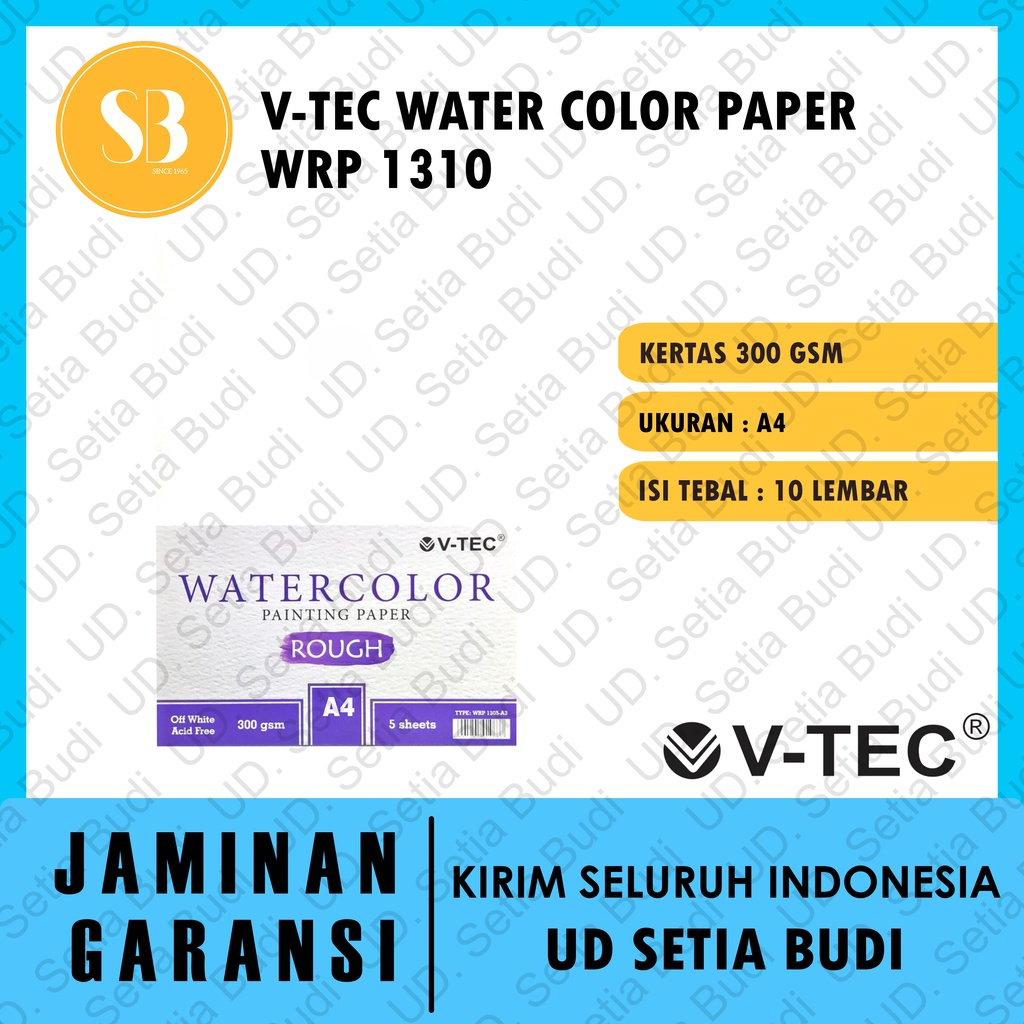 V-Tec Watercolor Paper A4 300GSM Rough WRP 1310