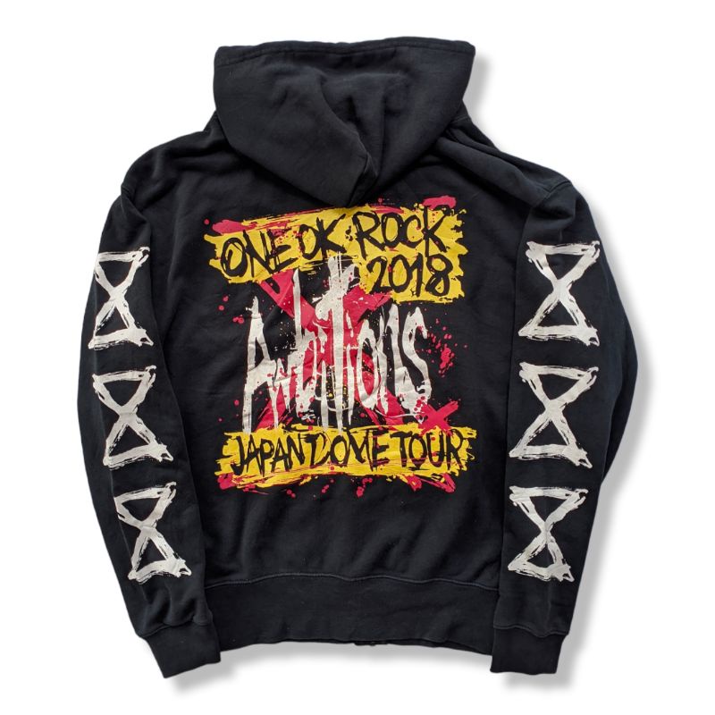 ZIP HOODIE ONE OK ROCK AMBITION JAPAN TOUR 2018 | ONE OK ROCK SECOND | KAOS BAND SECOND | HOODIE BAN