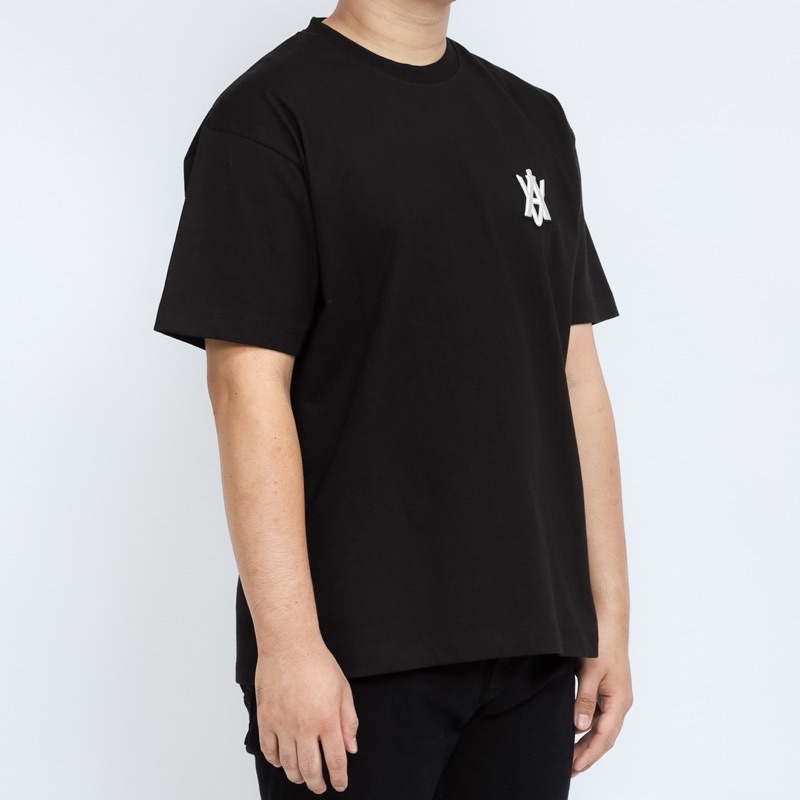 ADLV. A Logo Emblem Black Tee