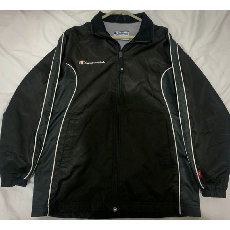 Jaket vintage champion,sherpa dan vest full tag thrift(second)