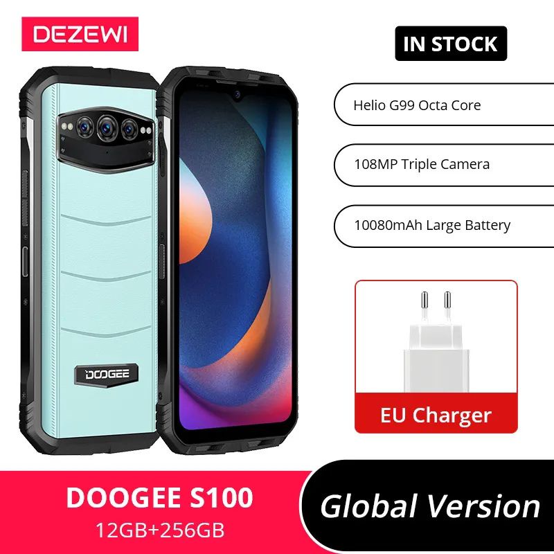 HP DOOGEE S100, OUTDOOR RUGGED. 108mp 256gb.READY STOCK.