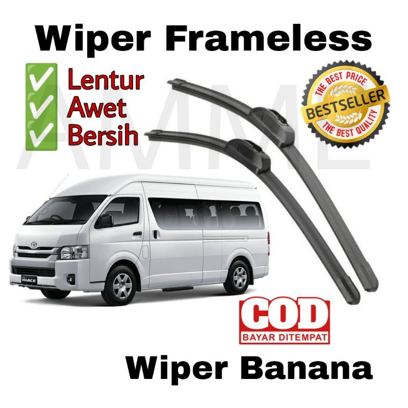 Wiper Toyota Hiace Frameless Banana