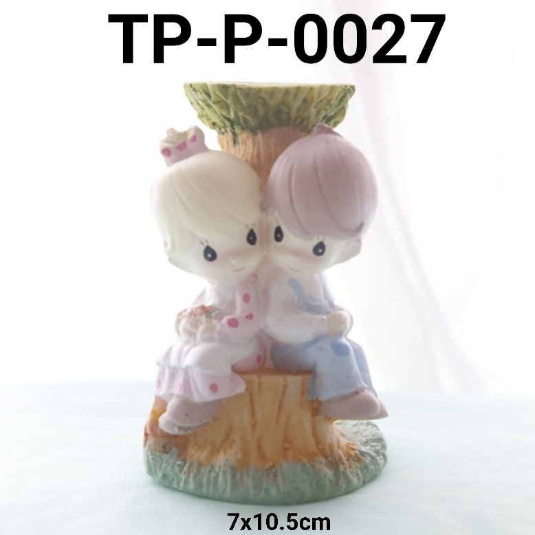 TP-P-0027 Cake topper hiasan kue patung anak precious moment (Fiber)