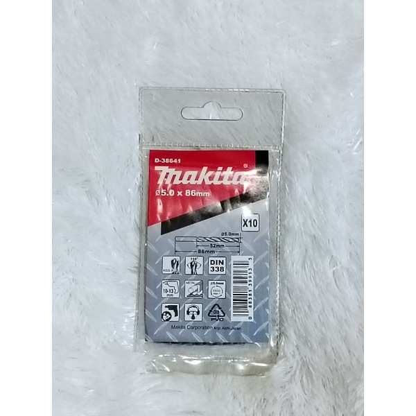 Mata bor besi Makita 5mm isi 10pcs