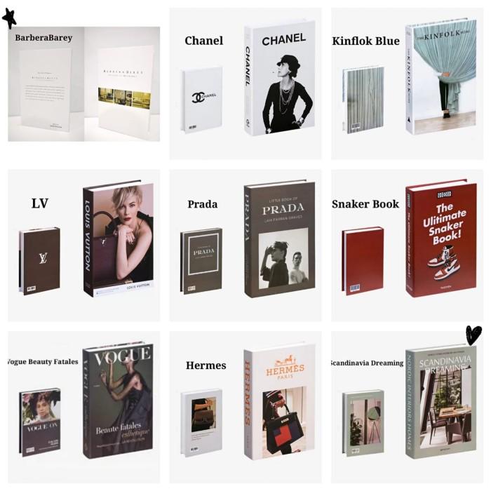 

buku pajangan properti foto dummy book buku palsu