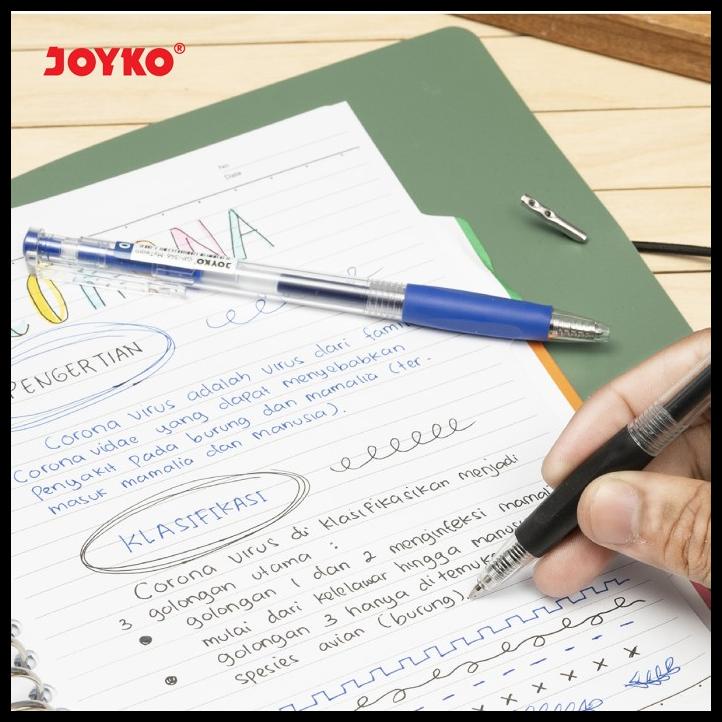 

Gel Pen Pulpen Pena Joyko Gp-346 My Team 0.5 Mm
