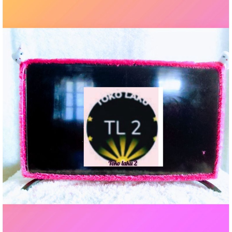 Bando tv 40-43 inch kain bulu rasfur karakter,Sarung tv karakter