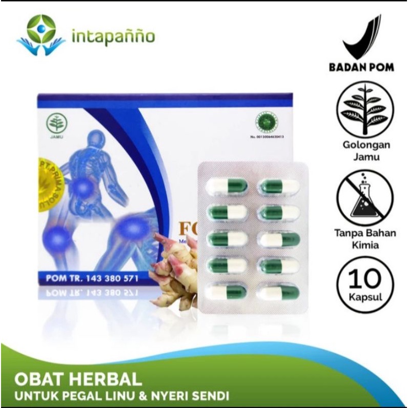 FORSENDI Obat Herbal Asam Urat Dan Nyeri Sendi isi 60 kapsul