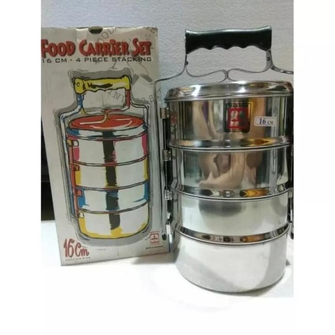 Maspion Rantang Stainless steel 4 Susun 16 cm - Silver