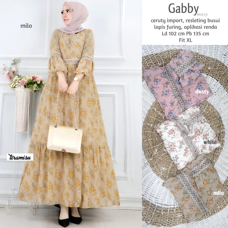 Gabby maxy / dress ceruty BY TIRAMISU