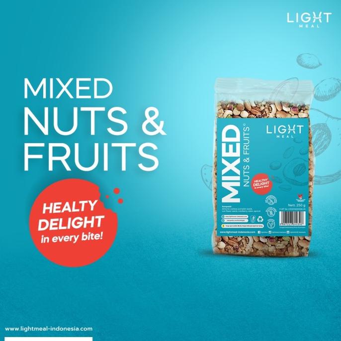 

Promo Mixed Nuts & Fruits | Kacang Kismis Mix | Topping Snack Diet