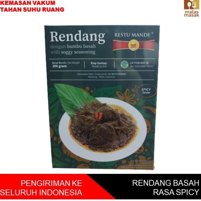 

Promo Rendang Basah Restu Mande Rasa Spicy 300gr