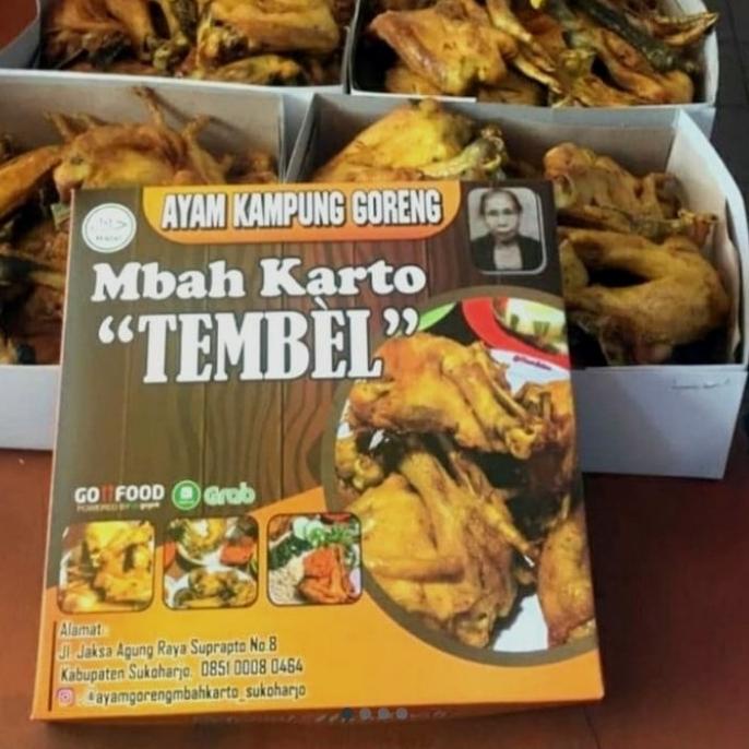 

Promo Ayam goreng Mbah Karto "Tembel