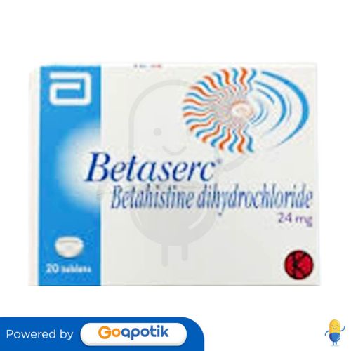 BETASERC 24 MG BOX 20 TABLET