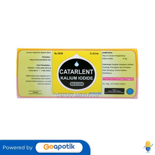 CENDO CATARLENT MINIDOSE 5 X 0.6 ML