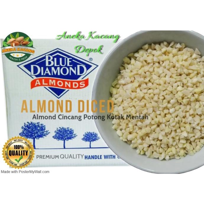 

Promo Almond Diced 1 Kg Blue Diamond USA / Kacang Almond Cacah