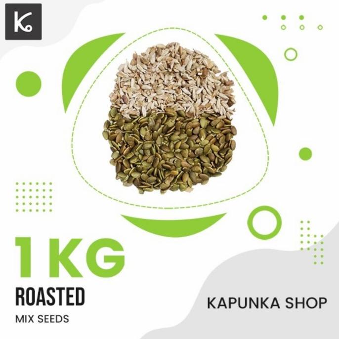 

Promo Mix Seed Roasted 1000 gram/ Roasted mixseed/kuaci,Pumpkin panggang