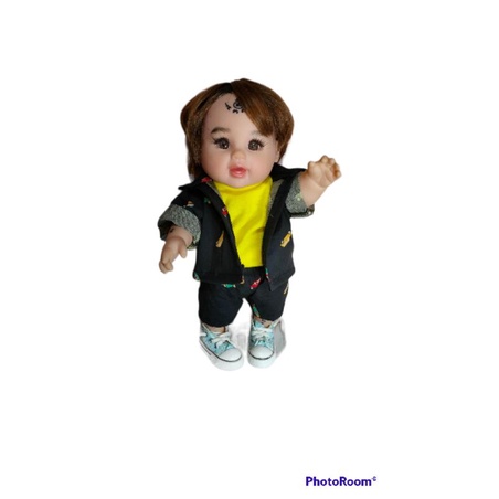 baju boneka reborn, vinyl size 12 inch