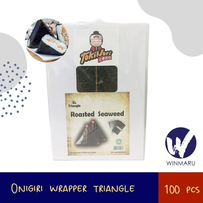 

Promo Tokinori Onigiri Nori Triangle 100 Sheets/Lembar