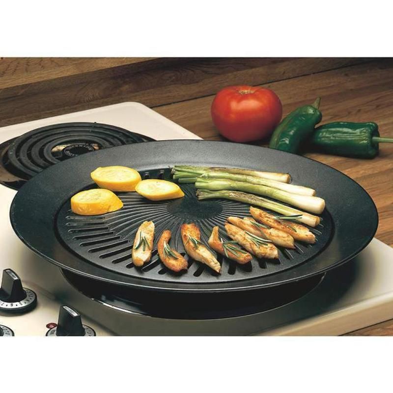 US360 Panggangan BBQ Bulat 32cm Ultra Grill Pan Drip Pan Plate Anti Lengket By Toko Haji Usman