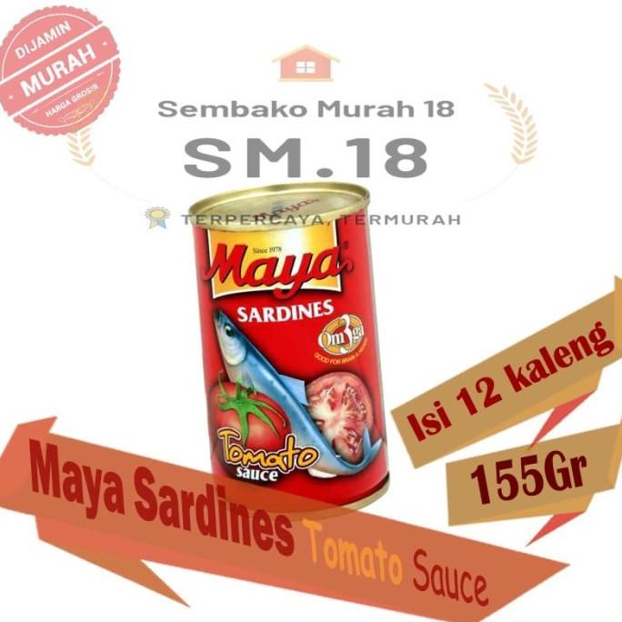 

Promo Sarden Maya Kecil Saus Tomat PerLusin 155gr - Grosir Termurah -