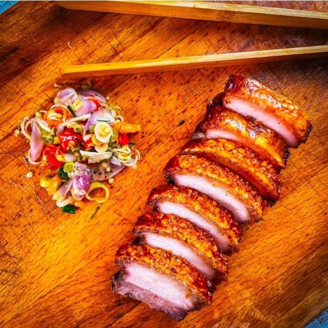 

Promo Babi Panggang/ Pork Belly/ Sio Bak/ Babi Kulit Garing 500gr