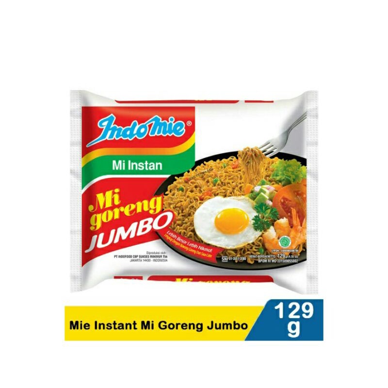 

Indomie Mi Instan Goreng Jumbo Special 129G