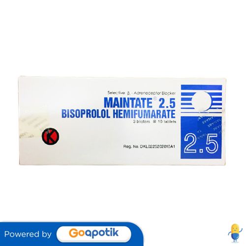 MAINTATE 2.5 MG BOX 30 TABLET