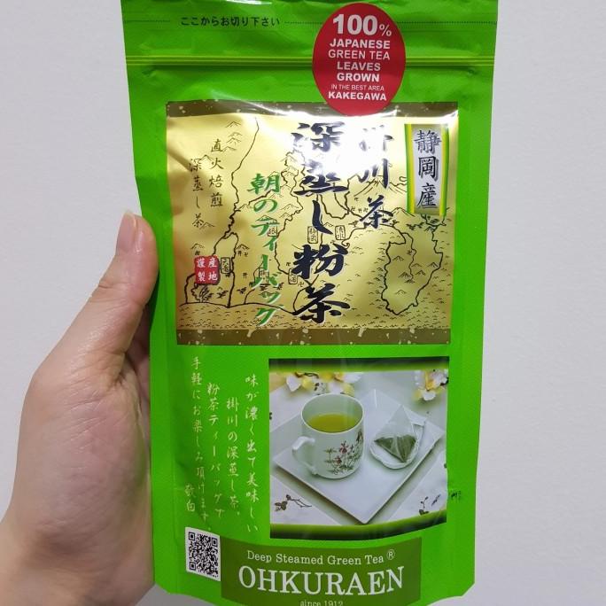 

~@~@~@~@] Ohkuraen Matcha Morning Tea Bags 40gr | Teh hijau celup Jepang