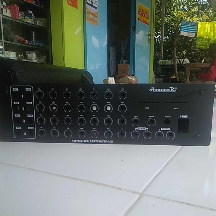 Fast Order BOK amplifier POWER+MIXER 4CH XR290 Tanpa lubang