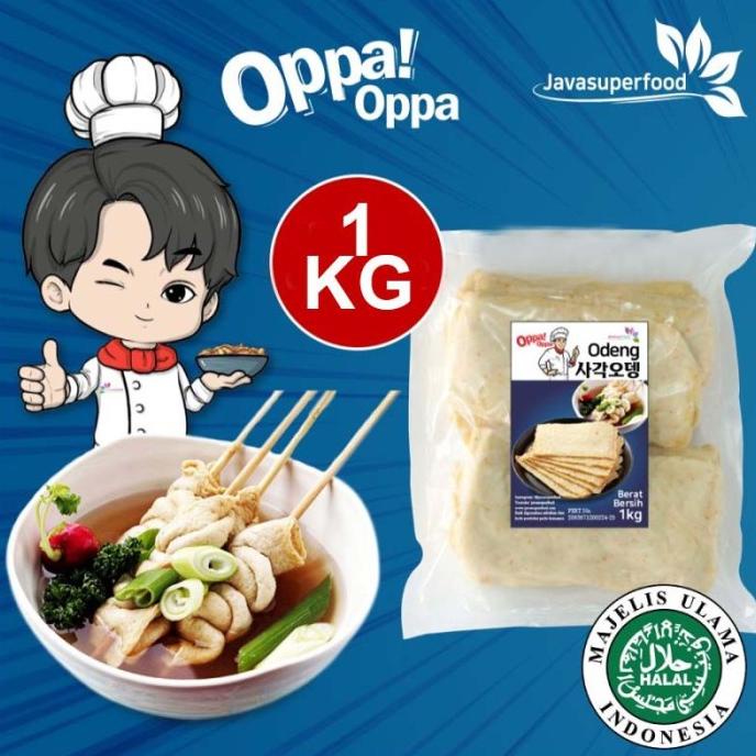 

$$$$] Oppa Odeng Oden Eomuk Korea Fish Cake 1kg Halal