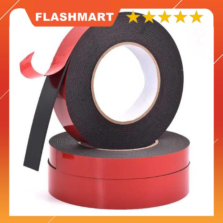 FLASHMART Lakban Double Tape Foam 10m x 2mm - Ech01