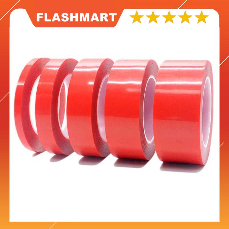 FLASHMART Perekat Double Tape Acrylic Adhesive Transparent Sticker - J4702