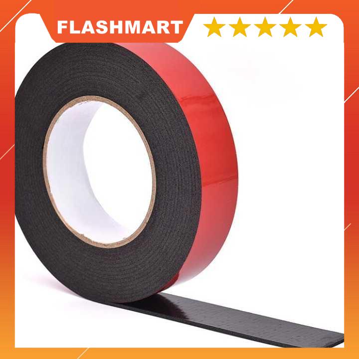 FLASHMART Lakban Double Tape Foam 10m x 2mm - Ech01