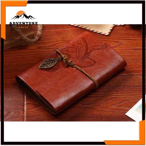 

BESTOYARD Buku Catatan Binder Kulit Retro Leaf Kertas A5 - B-606 - AHPR ADHB