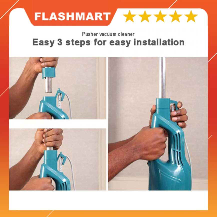 FLASHMART Penyedot Debu Vacuum Cleaner Handheld Push Rod 2-in-1 - DX900