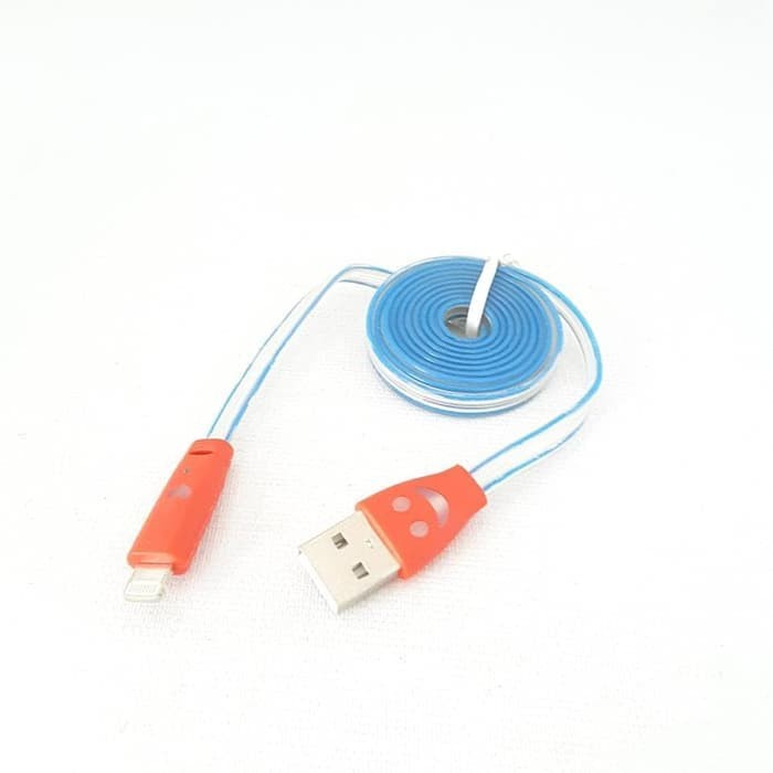 KABEL DATA TRANSPARAN IPHONE 5 + PACK - alat service