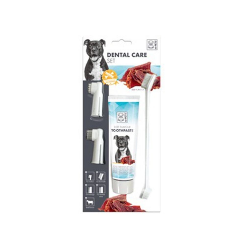 M-Pets Set Dental Care Anjing Rasa Daging Sapi