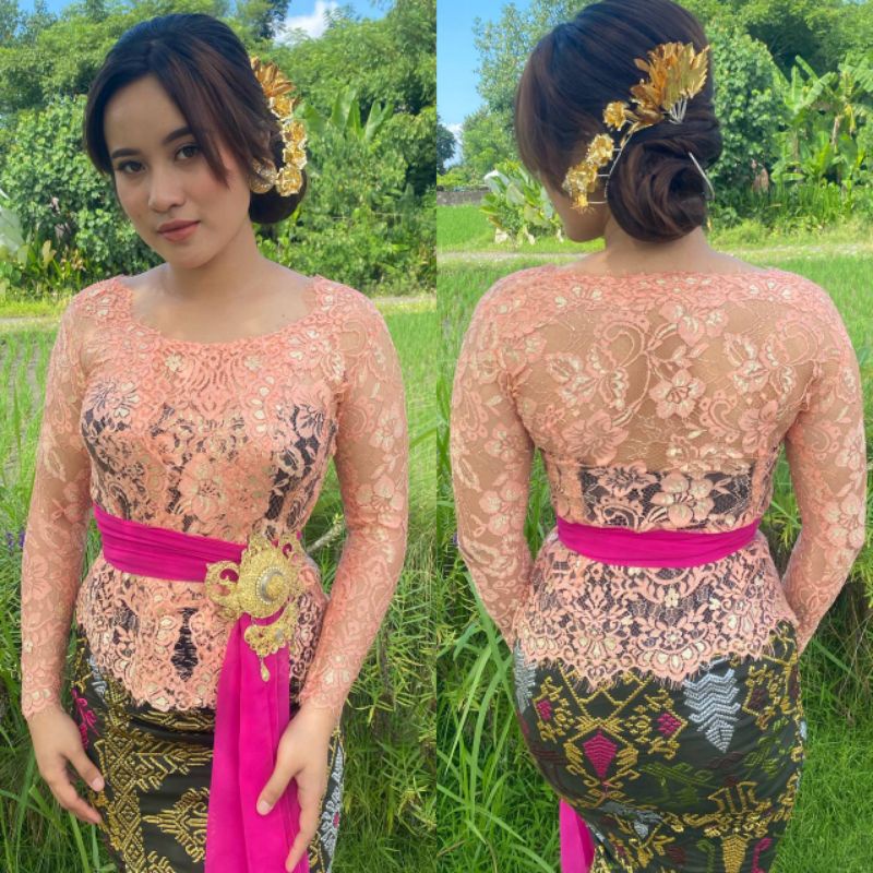 Kebaya Bali By Ani Kebaya Semi Metalic Swarovski