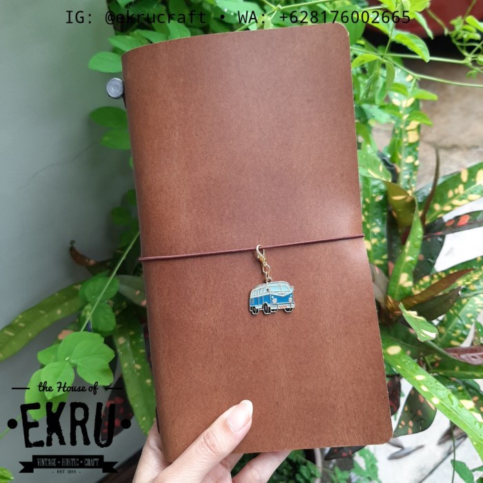 

TERMURAH GENUINE LEATHER COVER TRAVELERS NOTEBOOK (MIDORI) REG /BUKU TULIS SEKOLAH/BUKU TULIS