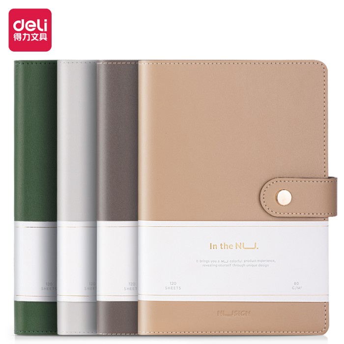 

TERMURAH Nusign Leather Cover Notebook / Buku Catatan Agenda Kulit Magnet NS299 /BUKU TULIS